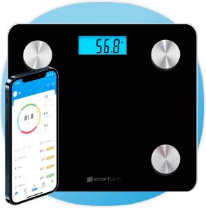 Smarttech® - Slimme Weegschaal - Met Lichaamsanalyse - Met App - Bluetooth