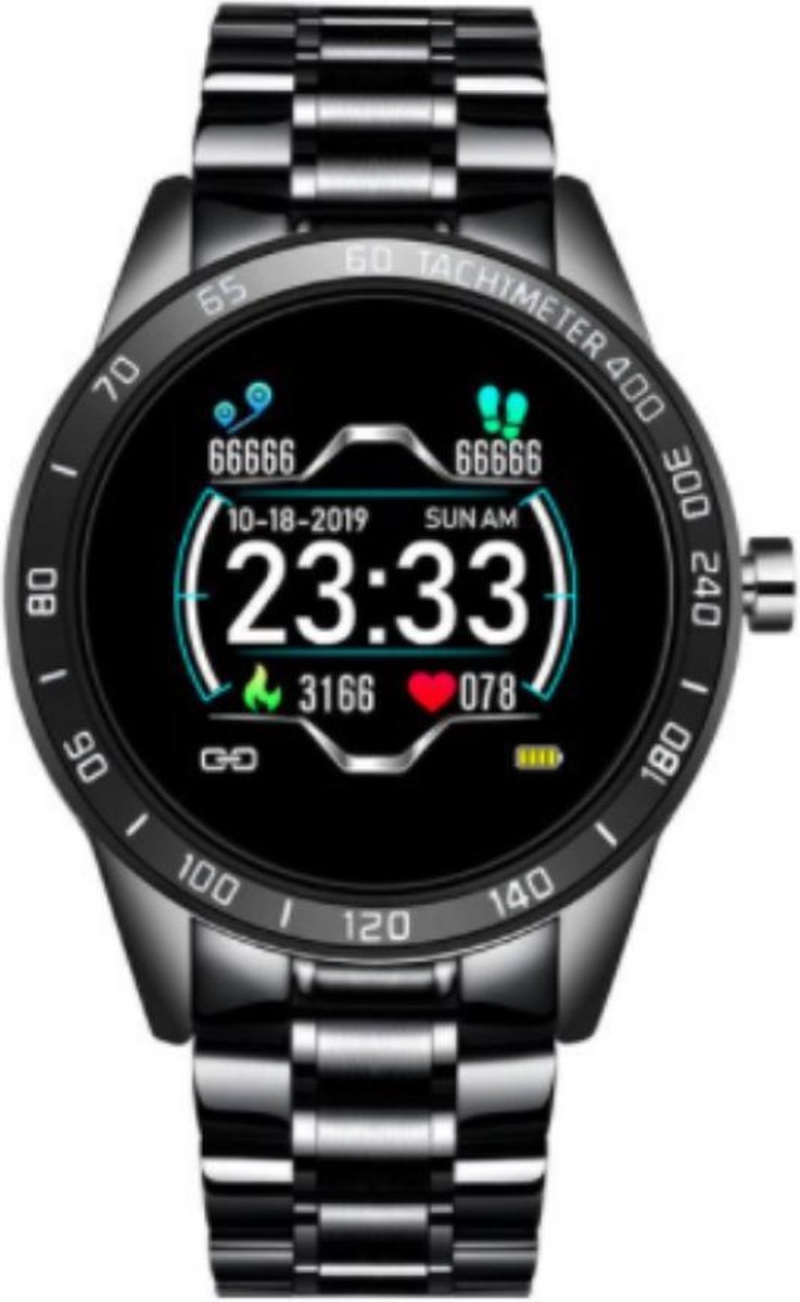 St entiteit Wereldrecord Guinness Book Smartwatch - Sporthorloge - 45 mm - Meerdere Functies voor Sport - Zwart - Smart Gear Compare St entiteit Wereldrecord Guinness Book Smartwatch - Sporthorloge - 45 mm - Meerdere Functies voor Sport - Zwart - Smart Gear Compare