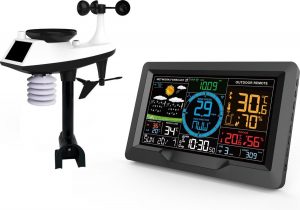 Smartzo SW6 Professioneel weerstation - Weerstation binnen en buiten - Wifi weerstation met WeatherSense koppeling