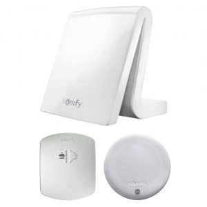 Somfy TaHoma + Rookmelder + Sunis zonsensor io