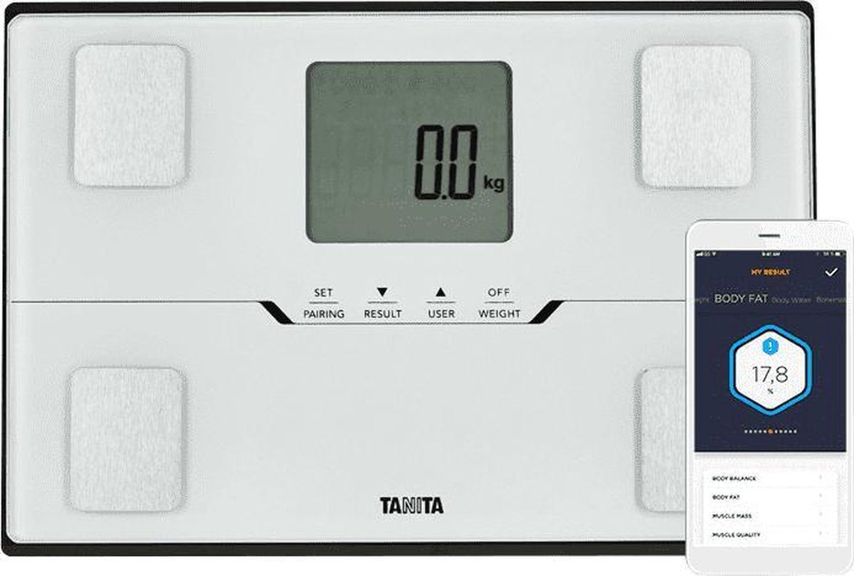 Tanita BC401 Personenweegschaal met Lichaamsanalyse - Wit
