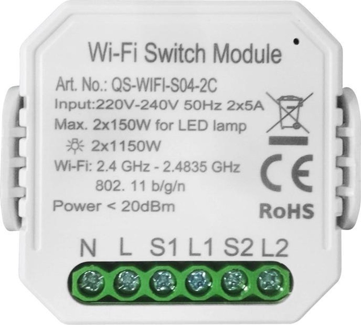 VH Control Smart Switch - Dubbele switch schakelaar