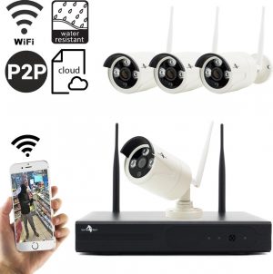 WIFI Full HD Beveiligingscamera - 4 camera's