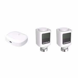 WOOX smart radiator Valve Kit R7067 2 stuks + Gateway
