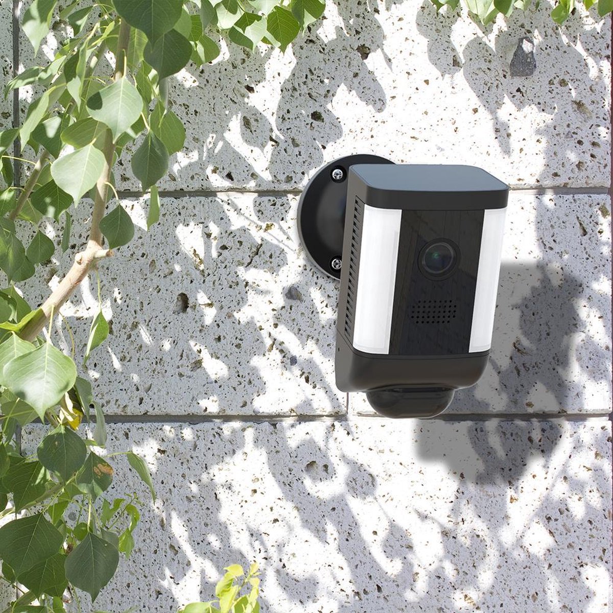 Yeer® draadloze camera bewaking met app en lamp beveiligingscamera draadloos