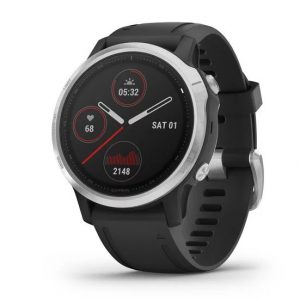 Garmin fēnix 6S - zilver met zwarte polsband smartwatch 42 mm