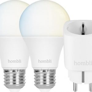 Hombli Smart Morning Pack - 2x Smart Bulb - Smart Socket