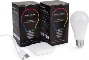 Innosmart - 2x E27 + Hub - Starterpack - Starterkit - White and Full Color - Zigbee - Slimme verlichting - Philips Hue