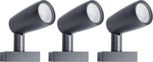 LEDVANCE Smarte Gartenleuchte LED für Boden, WiFi, SMART+ GARDEN SPOT MULTICOLOR / 14,50 W, 220...240 V, Ausstrahlungswinkel: 76°, RGBW, 3000 K, Gehäusematerial: Aluminium, IP65