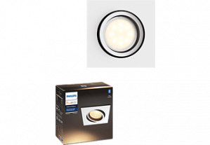 PHILIPS HUE Milliskin Inbouwspot Wit Vierkant