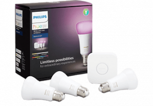 PHILIPS HUE Starterkit - wit en gekleurd licht - E27