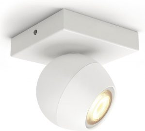 Philips Hue Buckram Opbouwspot - GU10 - 5.5W - White Ambiance - Bluetooth - Exclusief lichtbron