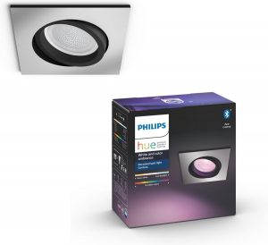 Philips Hue - Centura - White and Color Ambiance - inbouwspot - 1 lichtpunt - aluminium - vierkant - Bluetooth