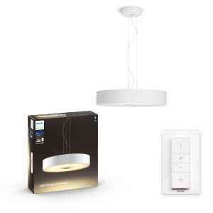 Philips Hue Fair Hanglamp - White Ambiance - Wit - Bluetooth - Inclusief Dimmer Switch