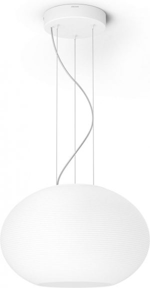 Philips Hue - Flourish - White and Color Ambiance - Hanglamp - 1 Lichtpunt - wit - 1 x 3000lm - Bluetooth