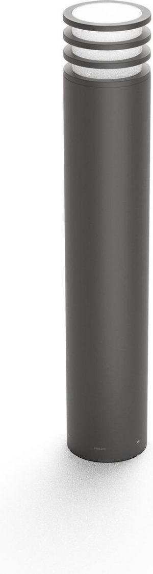 Philips Hue Lucca Sokkellamp - White - Hoog - 1 Lichtpunt - Antraciet - Buiten