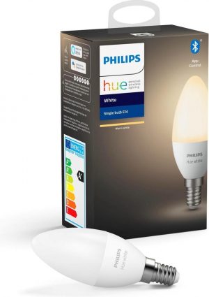 Philips Hue Slimme verlichting Kaarslamp - White - E14 - Bluetooth