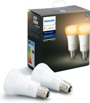 Philips Hue Slimme verlichting Lichtbron - White Ambiance - E27 - Bluetooth - 2 Stuks