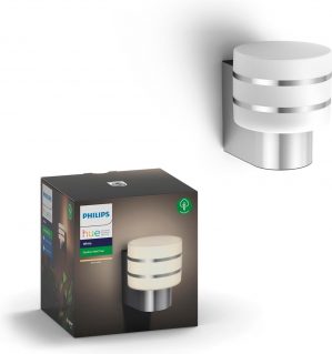 Philips Hue Tuar Wandlamp - White - 1 Lichtpunt - RVS - Buiten