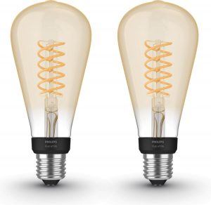 Philips Hue Uitbreidingspakket - White - Filament Edison Groot - E27 - 2 Lampen
