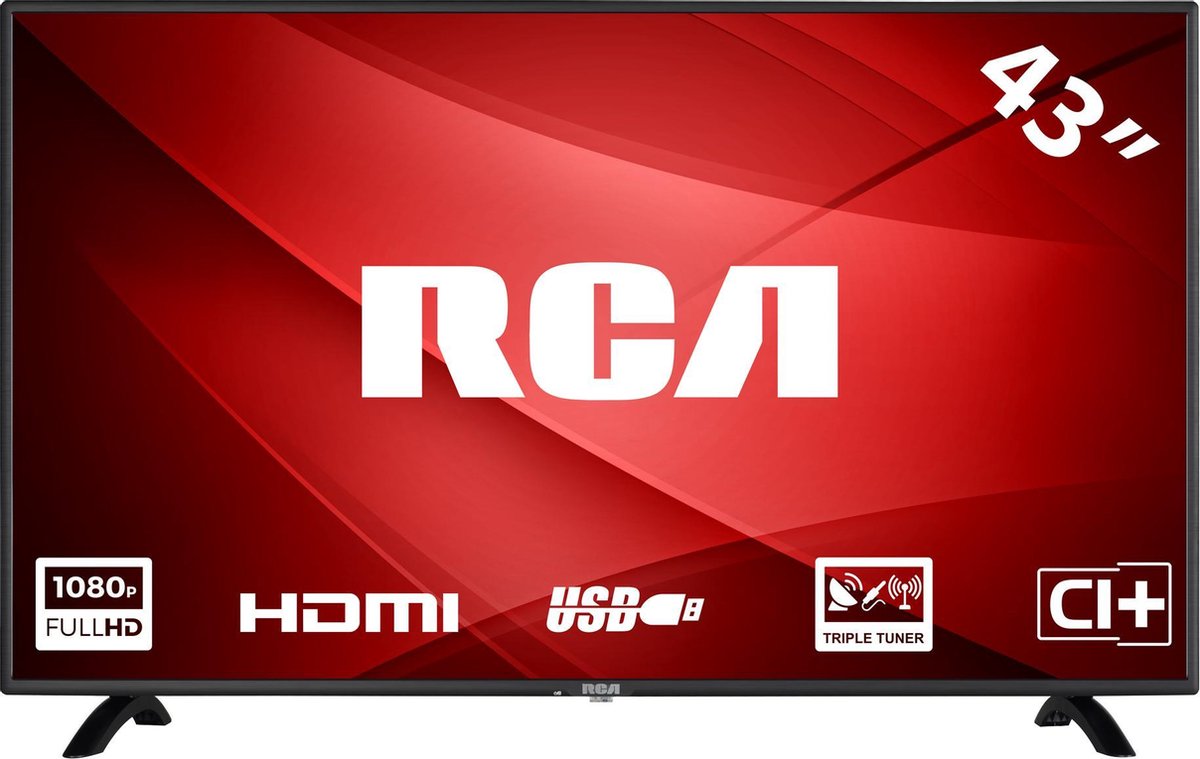 Kreek Intens Taille RB43F3 43 inch Full HD LED TV met Triple tuner, HDMI en USB-aanluiting -  Smart Gear Compare