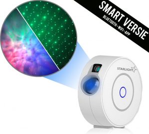 Galaxy lamp - SMART Sterrenprojector - Sterrenlicht projector - Sterrenlamp - Star Light Projector - Sterrenhemel Projector - Nachtlampje - Bluetooth - Google Home
