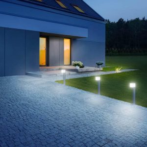 Steinel Sokkellamp GL 80 LED iHF Cubo - Bewegingssensor - Antraciet