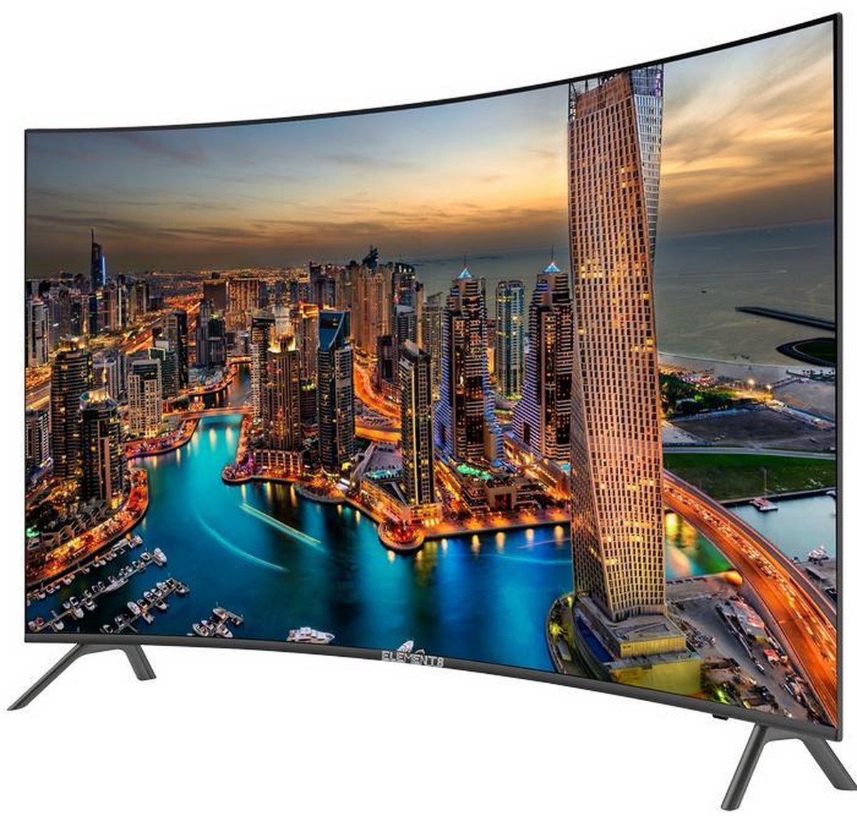 Elements ELT55DE910CU Android Smart Tv 55" 4K Curved