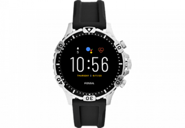 gen 5 smartwatch garrett hr black silicone