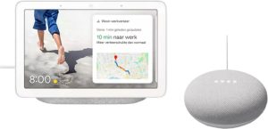 Google Nest Hub & Nest Mini Bundel Grijs