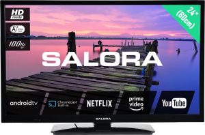 Salora 3704 series 24HA3704 tv 61 cm (24") HD Smart TV Wi-Fi Zwart