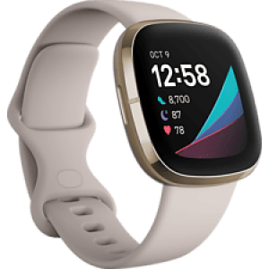FITBIT Sense Ivoorwit/Zachtgoud