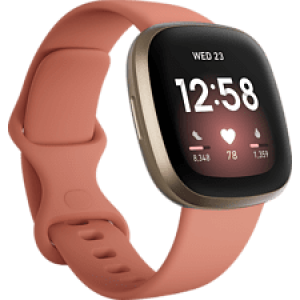 FITBIT Versa 3 Kleiroze/Zachtgoud