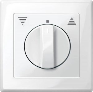 Jaloezie Draaischakelaar Compleet - Polarwit - Merten M-Smart - Schneider Electric - MTN3172-478119_TO