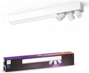 Philips Hue Centris Plafond Opbouwspot - White and Color Ambiance - GU10 - Wit - 2 x 10,5W - Bluetooth