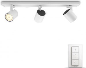 Philips Hue Runner Opbouwspot - White Ambiance - GU10 - Wit - 2 x 5W - Bluetooth - incl. Dimmer Switch