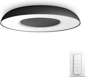 Philips Hue - Still Hue ceiling lamp black 1x32W 24V - White Ambiance
