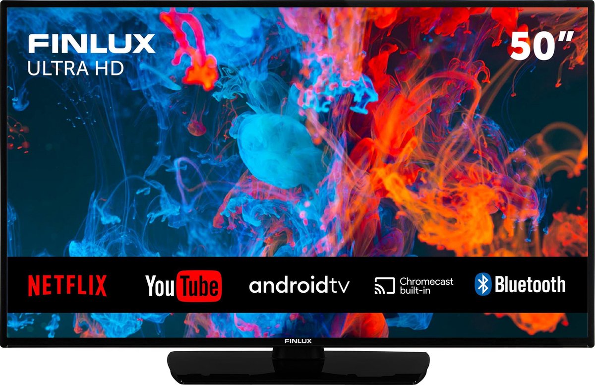 Finlux FL5035UHD - 50 Inch - 4K / Ultra HD - Android TV met Ingebouwde Chromecast