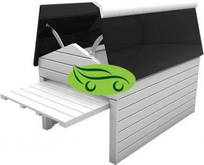 Robomow Robotmaaier RK1000 Alexa App gestuurd 1000 m² 45% Helling Combo Deal (RK1000 + Premium garage)