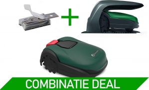Robomow Robotmaaier RK1000 Alexa App gestuurd 1000 m² 45% Helling Combo Deal (RK1000 + RK Robohome + messenset)
