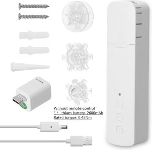 WIFI Intelligent Pull Bead Gordijn Motor Smart Gemotoriseerde Keten Rolgordijnen Compatibel met Alexa Google Home USB No Remote Control