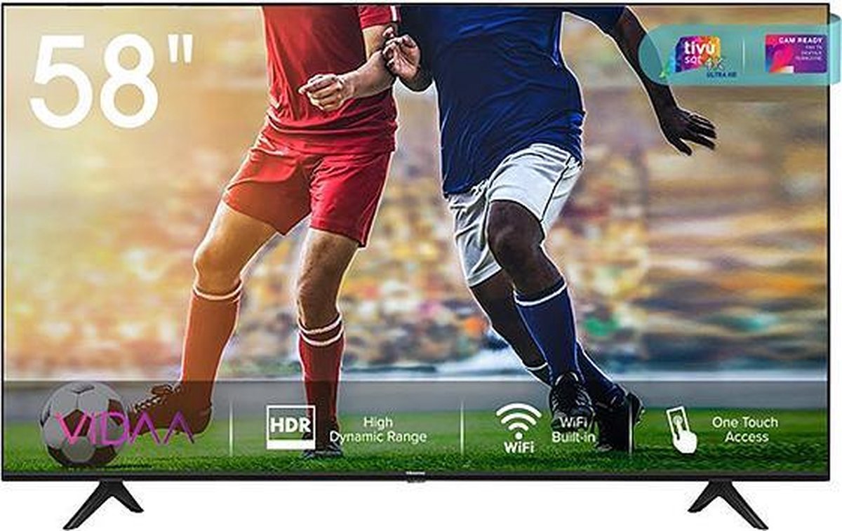 TV Hisense 58A7100F Zwart