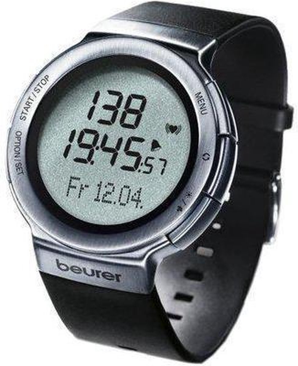 Beurer PM80 - Hartslaghorloge met borstband - USB data-overdracht - Sporthorloge