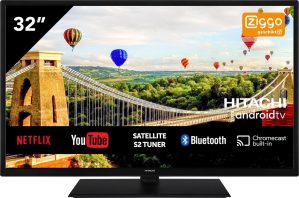 Hitachi 32HAE2350 - 32 Inch / 81 cm - HD Ready - Smart TV met Ingebouwde Chromecast - HDR 10