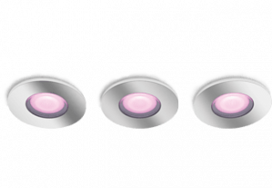 PHILIPS HUE Xamento badkamerinbouwspot WACA rond Wit 3-pack