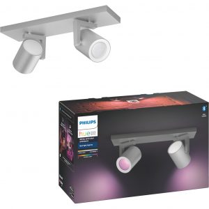 Philips Hue Argenta 2-Spot White & Colour aluminium