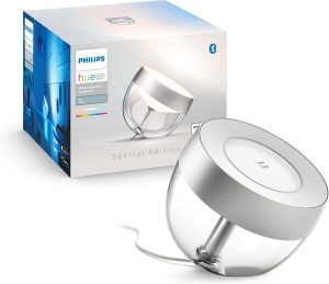 Philips Hue Iris Tafellamp - White and Color Ambiance - Gëintegreerd LED - Zilver - 8,1W - Bluetooth - Limited Edition
