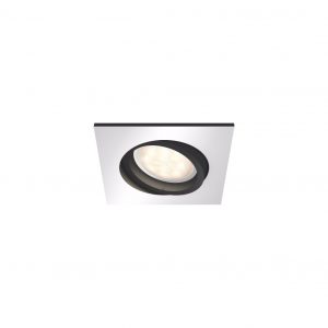 Philips Hue Milliskin inbouwspot White Ambiance vierkant Aluminium 1-pack