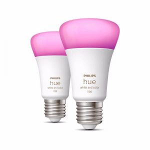 Philips Hue STANDAARDLAMP A60 E27 2-pack WIT EN GEKLEURD LICHT