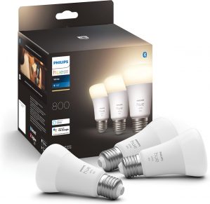 Philips Hue Slimme Lichtbron E27 Triopack - White - 9W - Bluetooth - 3 Stuks